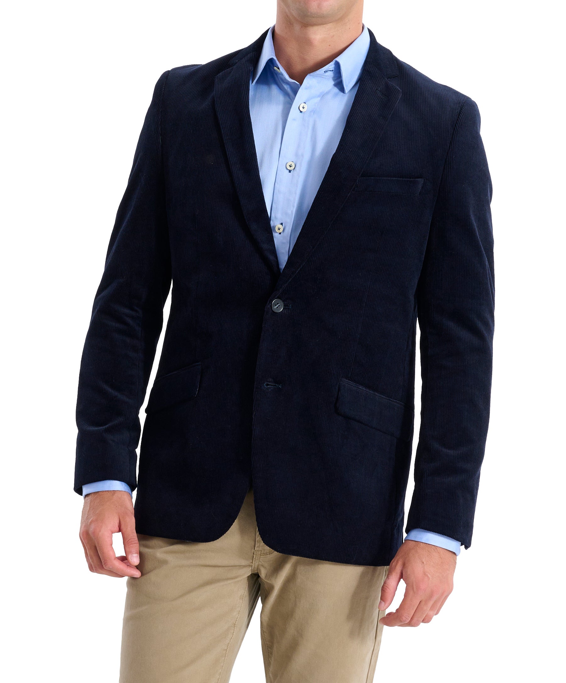 Navy corduroy blazer mens on sale