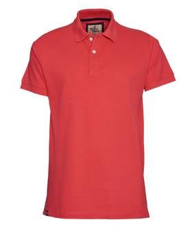 The Portland Polo - Coral Red