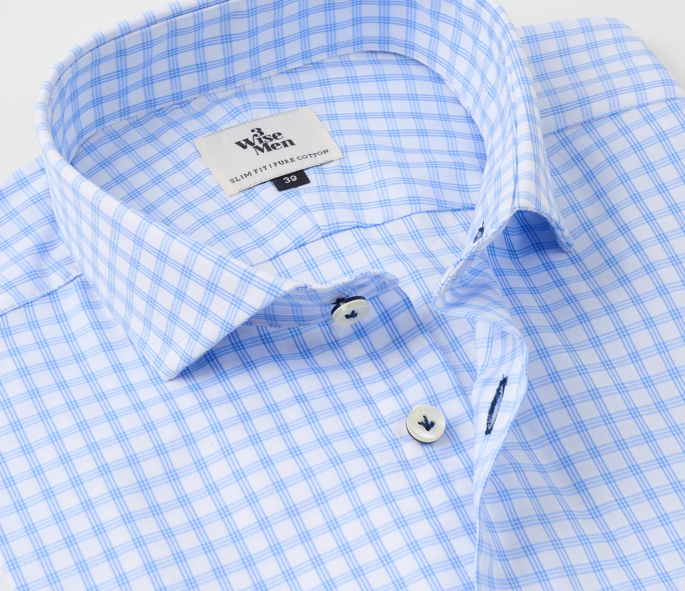 Shop All-Star Blue Check Shirt Online | 3 Wise Men NZ