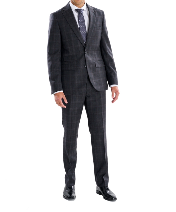 Blaine Grey Check Suit